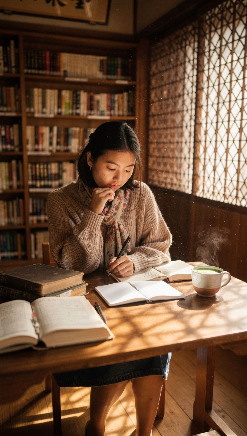 文房具の使い方やおしゃれな収納方法を紹介するヒントが書かれたボードの写真