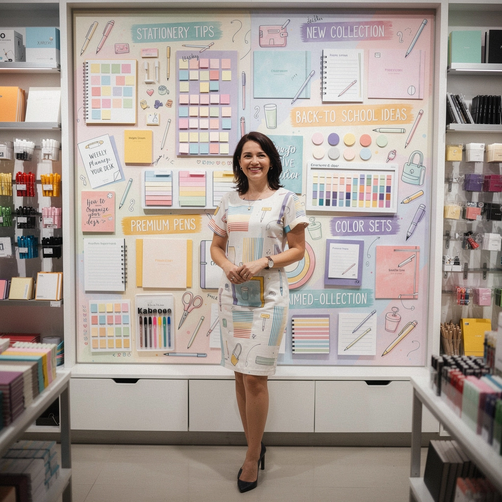 シンプルでスタイリッシュなジャーナルが開かれているシーン