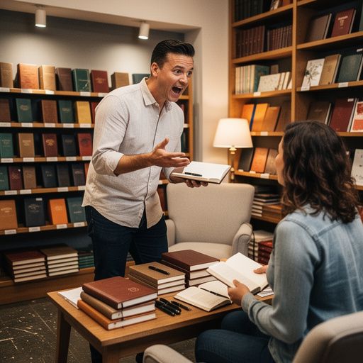 おしゃれなカバーのノートがテーブルに置かれている写真